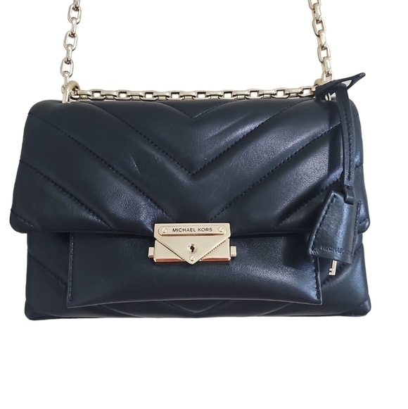 MICHAEL KORS CECE MEDIUM QUILTED LEATHER CONVERTIBLE SHOULDER BAG - Picture 5 of 16